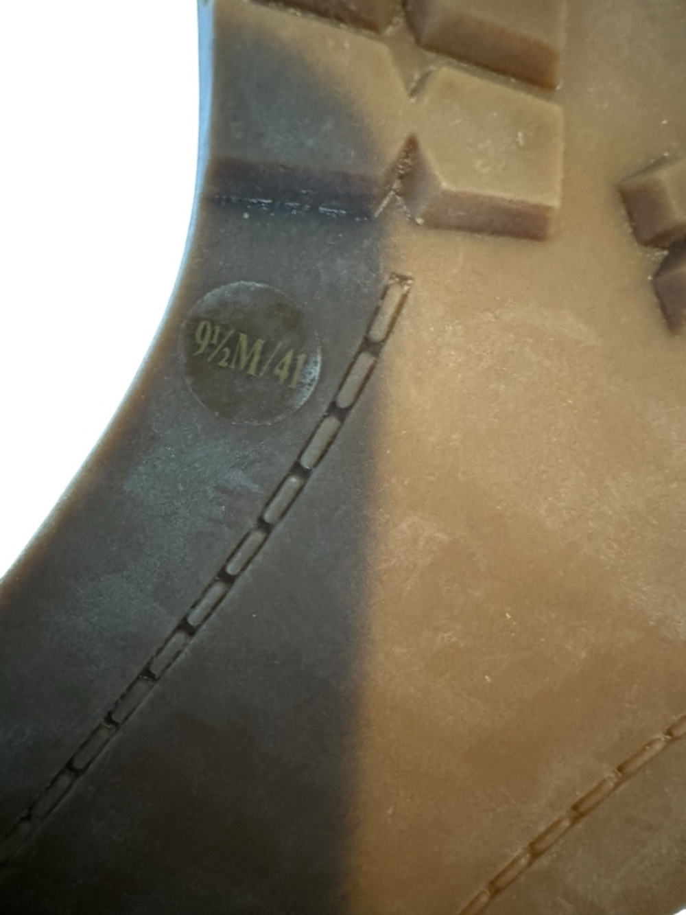 Sole Society Faunya Suede Lace-Up‎ Boots Light Brown 9.5 - Picture 11 of 12